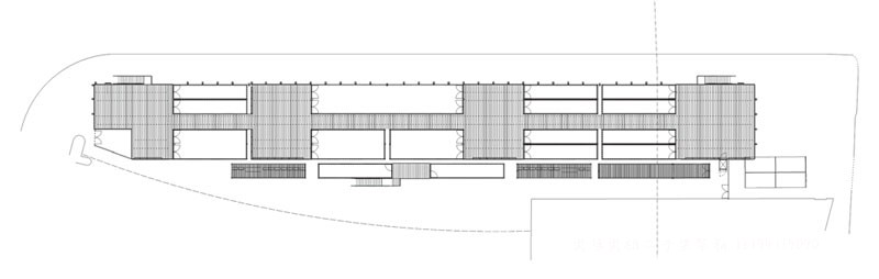BOXPARK shoreditch 盒子公园集装箱购物中心二层平面图